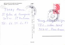 CPSM Saint Julien De Cassagnas Quartier De La Gare