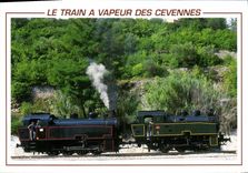 CPSM St Jean Du Gard Anduze train à vapeur des Cevennes 040 T 1751