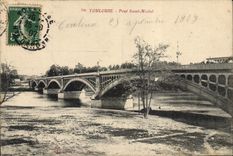 CPA Toulouse Pont Saint Michel