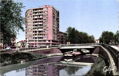 CPA Toulouse Le Canal Du Midi Au Pont Riquet