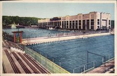 CPA Toulouse La Piscine Municipale Du Parc Une Vue D'Ensemble