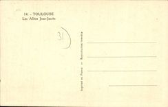 CPA Toulouse Les Allees Jean Jaures