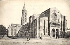 CPA Toulouse L'Eglise Saint Sernin