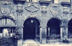 CPA Toulouse Cour Interieur De I'Hotel De Pierre