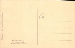 CPA Toulouse La Rue D'Alsace Lorraine