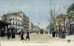 CPA Toulouse Boulevard De Strasbourg
