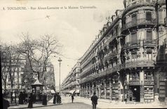 CPA Toulouse Rue Alsace Lorraine Et La Maison Universelle