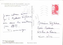 CPSM Scenes De La Vie Toulousaine Hommage Du Premier