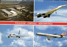 CPSM Toulouse Capitale Aerospatiale Les Etablissements SNIAS