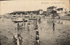 CPA Arcachon La Plage A Maree Haute