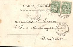 CPA Cadillac Sur Garonne Pres Bordeaux