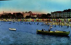CPA Arcachon La Plage A I'Heure Du Bain