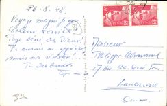 CPA Bordeaux Place De La Au Fond Fles