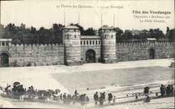 CPA Theatre Des Quinconces Principal Fete Des Vendanges Bordeaux