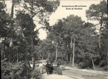 CPA Arcachon Moulieau Route De Moulieau
