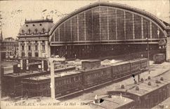 CPA Bordeaux Gare Du Midi Le Hall