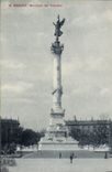 CPA Bordeaux Monument Des Girondins