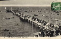 CPA Arcachon La Grande Jetee