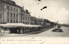 CPA Arcachon Le Casino Et La Nouvelle Promenade