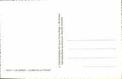 CPA La Lande Le Resinier Au Travail