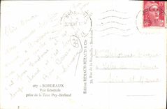 CPA Bordeaux Vue Generale Prise De La Tour Pey Berland