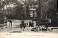 CPA Arcachon Un Rendez Vous De Chasse