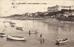 CPA Arcachon Cote D'Argent La Plage
