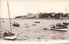 CPA Arcachon Vue Vers Le Casino Deganne
