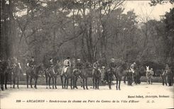 CPA Arcachon Rendez Vous De Chasse Au Casino