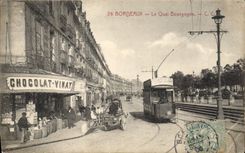 CPA Bordeaux Le Quai Bourgogne