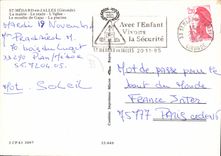 CPSM St Medard En Jalles La Mairie Le Stade L'Eglise