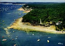 CPSM Le Piquey Vue Aerienne La Pointe Aux Chevaux