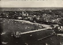 CPSM Arcachon Vue Aerienne