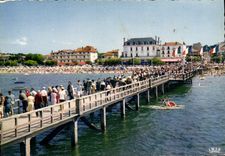CPSM Arcachon La Jetee Thiers Les Hotels