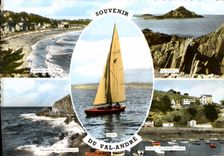 CPSM Souvenir Du Val André Lingouare Châteu Tanguy