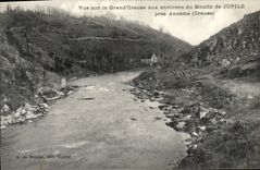 CPA Vue Sur La Grand Creuse Aux Environs Du Moulin De Jupile Pres Anzeme