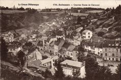 CPA Aubusson Quartier Route De Clermont