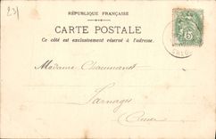 CPA Seminaire D'Ajain Facade Sud
