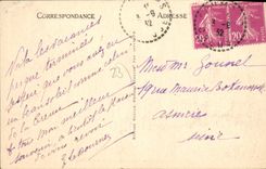 CPA Boussac Vue Generale Et Le Chateau