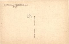 CPA Chambon Sur Voueize L'Eglise