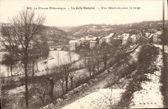 CPA La Celle Dunoise Vue Generale Sous La Neige