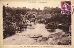 CPA Les Bords Du Thaurion La Rigole Du Diable