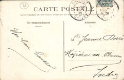 CPA Crozant Hotel Brigand Et Les Ruines