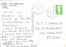 CPSM Sardent Tailleur de Pierre