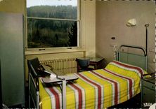CPSM Sanatorium Alfred Lejeune Sainte Feyre Gueret MGEN chambre de pensionnaire