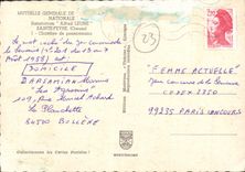 CPSM Sanatorium Alfred Lejeune Sainte Feyre Gueret MGEN chambre de pensionnaire