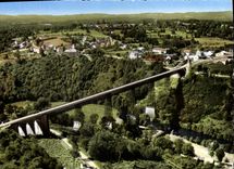 CPSM Busseau Sur Creuse Le Viaduc Sur La Creuse