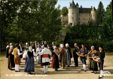 CPSM Pont Chretien Avec Le Concours Du Groupe Folklorique