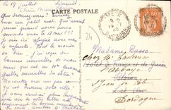 CPA Limeuil Vue Generale Du Bourg Prise Du Pont