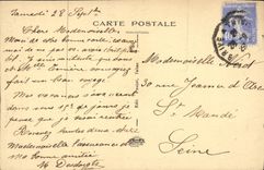 CPA Exoideuil L'Entree Du Chateau